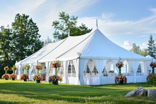 White event canopy