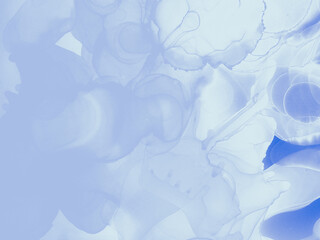 Turquoise Modern Ink. Navy Glitter Texture