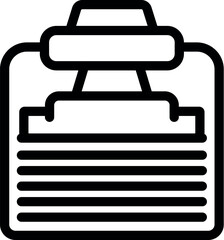 Clipboard with blank paper is representing taking notes, writing down ideas, creating to do list, planning