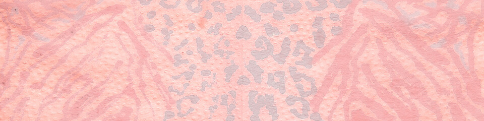 Cute Tiger Graphic Watercolor. Fashion Cheetah