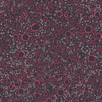 Rising Bubbles Red Dim - Digital Papers I Seamless Fabric Pattern | Scrapbook Paper | Paper Set | Printable Designer Background
