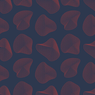 Transform Circles Blue and red - Digital Papers I Seamless Fabric Pattern | Scrapbook Paper | Paper Set | Printable Designer Background