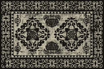 Navajo tribal vector pattern. Native American ornament. Ethnic South Western decor style. Boho geometric ornament.Ikat floral paisley embroidery blanket, rug. Woven carpet