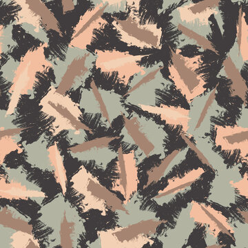 Camouflage Leaves Grey, Brown - Digital Papers I Seamless Fabric Pattern | Scrapbook Paper | Paper Set | Printable Designer Background