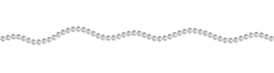 Pearl. Jewelry. Seamless pattern. Beautiful vector background. Beads. Pearl necklace.