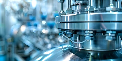 Ensuring Quality Compliance and Manufacturing Regulations in Pharmaceutical Plant Equipment Technology. Concept Quality Compliance, Manufacturing Regulations, Pharmaceutical Industry