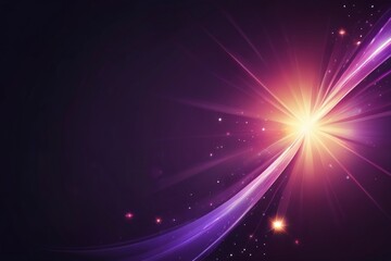 Colourful glare on a dark background.