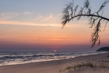 sunrise on the beach