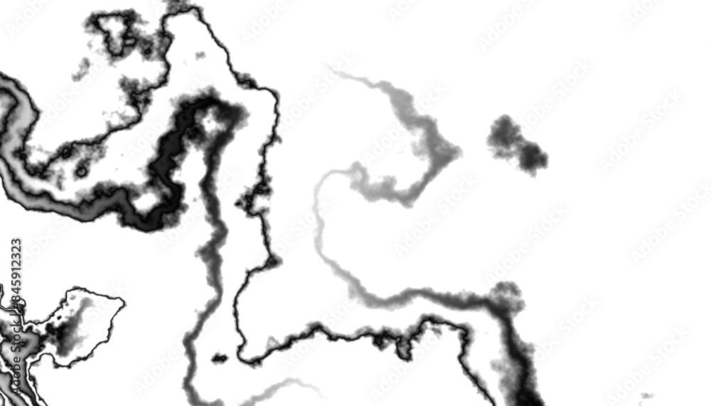 Aufkleber black smoke steam isolated transparent background. fog and mist effect for text or space. overlay wi