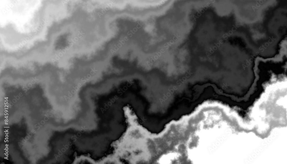 Aufkleber black smoke steam isolated transparent background. fog and mist effect for text or space. overlay wi
