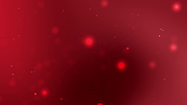 Abstract red gradient background dotted with white particles suitable for abstract designs, festive graphics, holiday banners, digital background, and print materials.