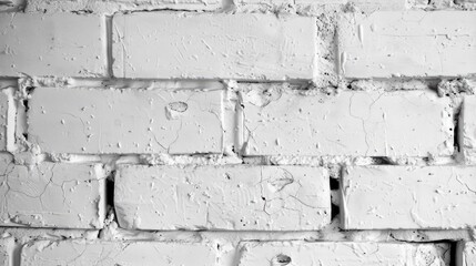 Texture or background of a white brick wall