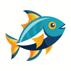 Fish Vector Illustration Icon