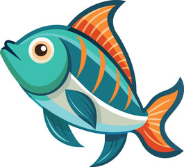 Fish Vector Illustration Icon