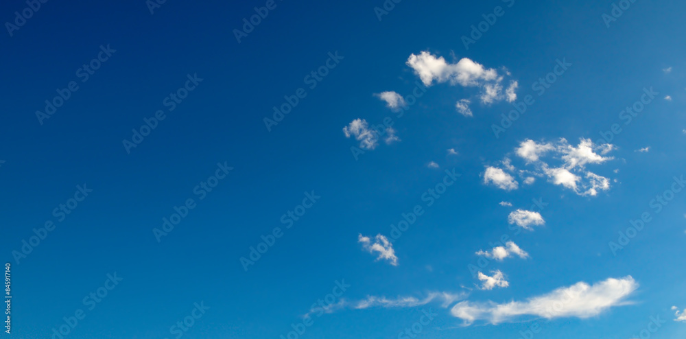 Wall mural blue sky and white clouds - Wall murals