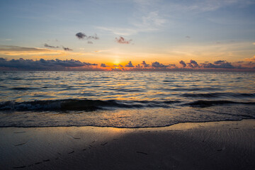 Gulf of Mexico in sunset