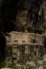 Fototapeta premium war ruins in the moutain