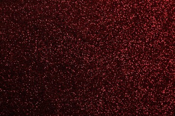 Beautiful shiny burgundy glitter as background, closeup