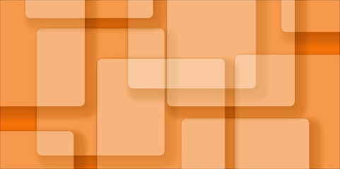 Orange and white minimal geometric shape abstract banner, suitable for business banners, formal backdrops, prestigious vouchers, luxe invites, wallpapers, and backgrounds.