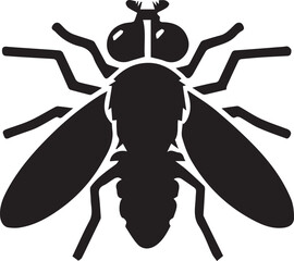 fly vector art illustration
