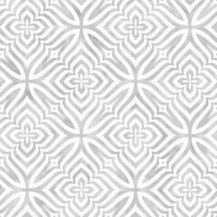 Washed Out Floral Grid Pattern