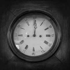 the old and vintage clock