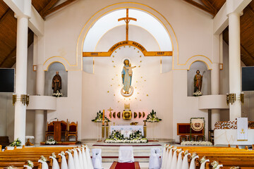 interior of church (Poland, Niedźwiedź) © Aleksandra