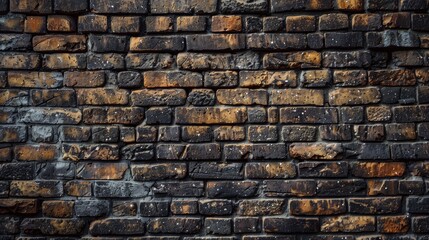Naklejka premium Texture of aged brick wall background