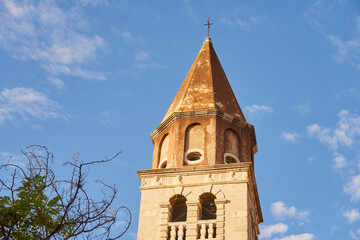 Roofs and buildings in old city of Zadar Croatia.