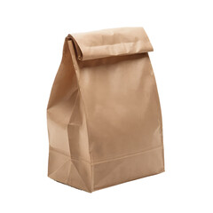 Isolated PNG Brown Packing Bag, GENERATIVE AI