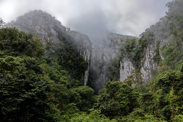 H&ouml;hleneingang im Dschungel von Borneo