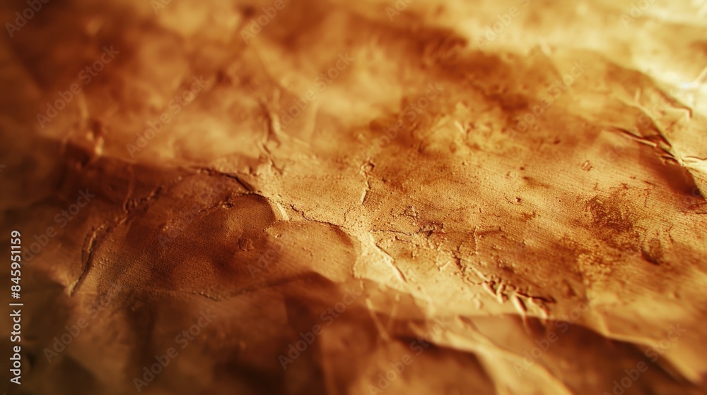 Leinwandbilder a close-up view of a piece of paper on a table, providing a detailed look at the texture and design