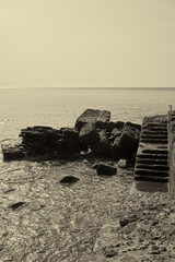 Rocks and stones on the shores of Gran Canaria