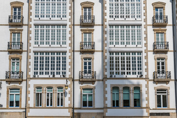 Fototapeta premium Architecture detail in Lugo, Galicia, Spain