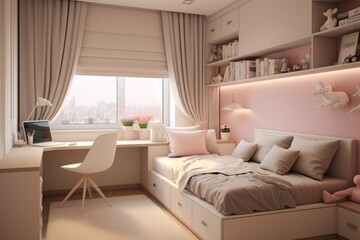 Cozy Guest Room Interior Design Inspiration Generative AI