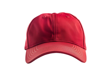 Modern Snapback Baseball Cap Isolated on Transparent Background