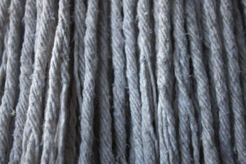 Abstract white thick threads texture background 2