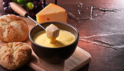 fondue of cheese