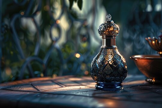 Bekasi  Indonesia  September 26  2022  kahf perfume with dark mood concept