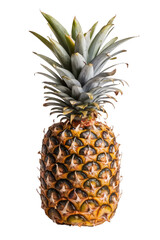 Fototapeta premium Isolated PNG Pineapple Fruit, GENERATIVE AI
