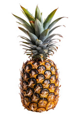 Isolated PNG Pineapple Fruit, GENERATIVE AI