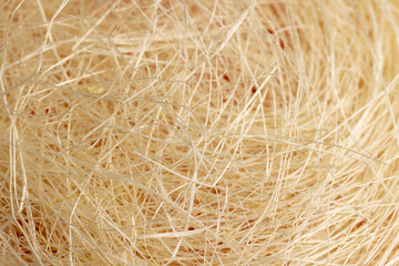 randomly wound synthetic threads for handmade products