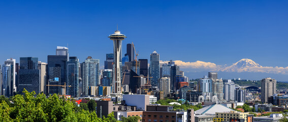 Downtown Seattle, ranked 15th largest city in USA and one of the top 5 fastest growing cities in USA.