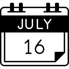 July 16 Icon