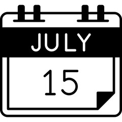 July 15 Icon