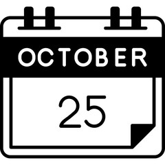 October 25 Icon