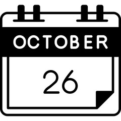 October 26 Icon