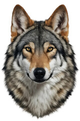 Fototapeta premium Isolated PNG Wolf Wildlife, GENERATIVE AI