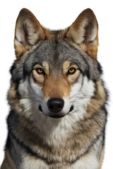 Obraz premium Isolated PNG Wolf Wildlife, GENERATIVE AI