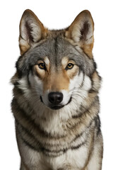 Fototapeta premium Isolated PNG Wolf Wildlife, GENERATIVE AI